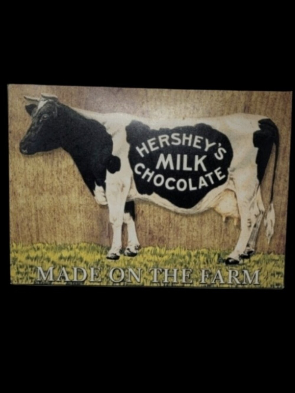 HERSHEY'S MILK CHOCOLATE METAL SIGN